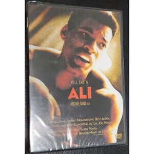 Ali (DVD, 2001, Widescreen) Will Smith NEW - SEALED